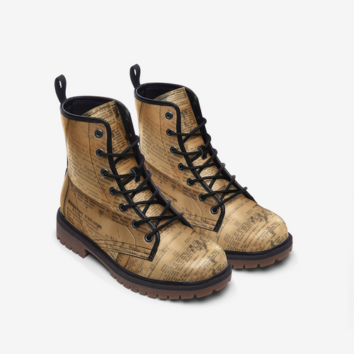 Casual Faux Leather Wide Fit Lightweight Boots