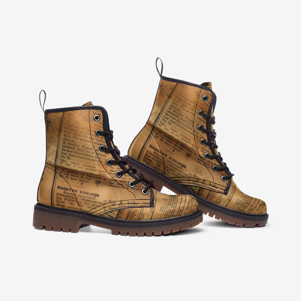 Casual Faux Leather Wide Fit Lightweight Boots