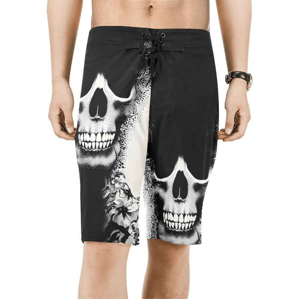 Punk Rock (6) Men's All Over Print Board Shorts (Model L16)