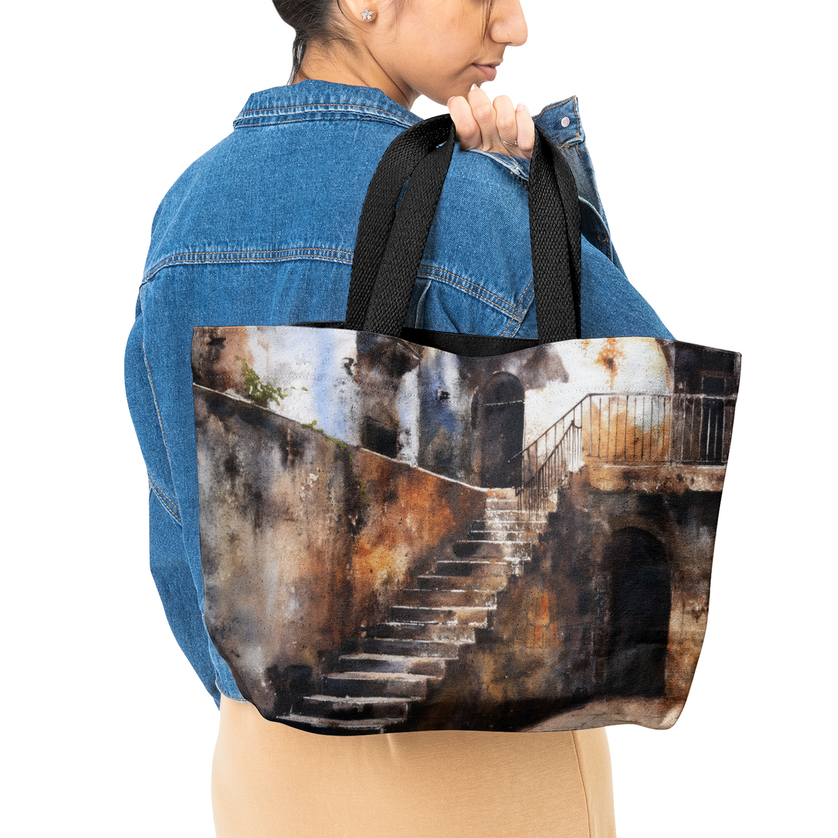 Heavy Duty Cotton Canvas Tote Bag Large Utility Bag