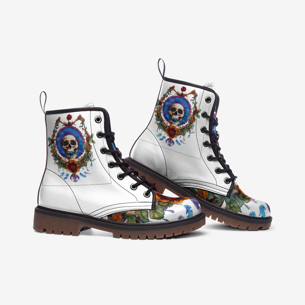 Custom Unisex Wide Fit Lightweight Faux Leather Boots
