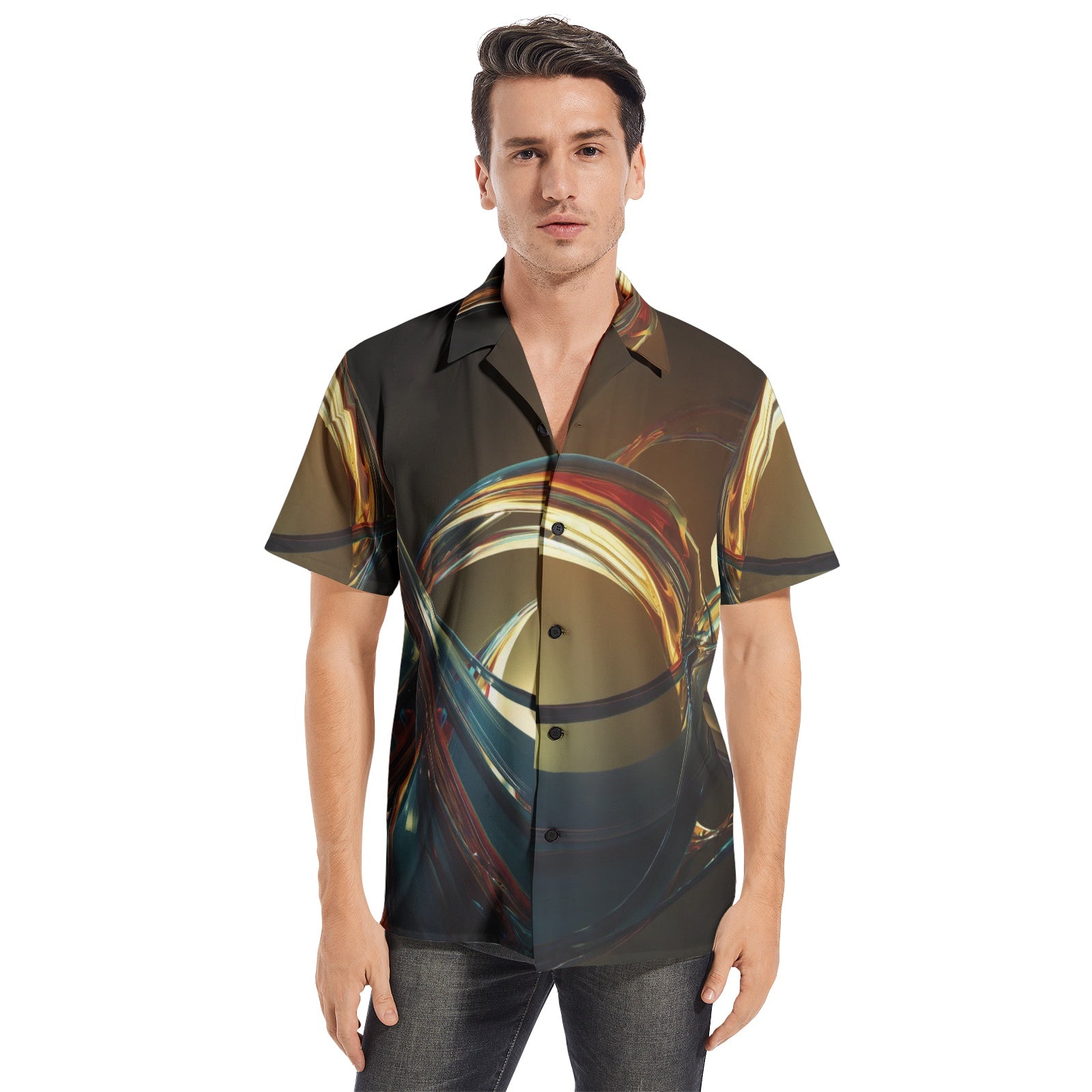 Men's All-over print Short Sleeve Shirts