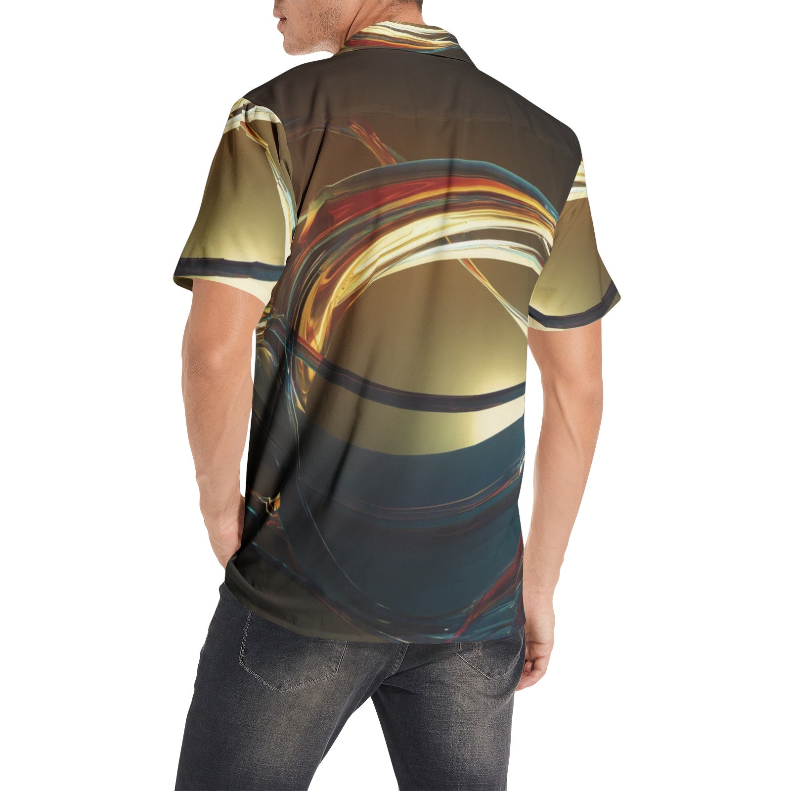 Men's All-over print Short Sleeve Shirts
