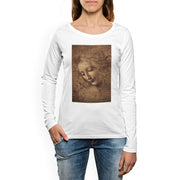 Custom Women's Long Sleeve Cotton Tee - LayFlat Collar