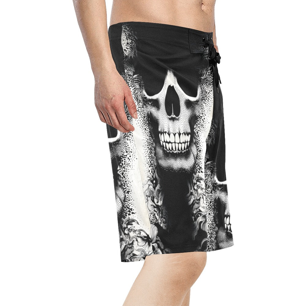 Punk Rock (6) Men's All Over Print Board Shorts (Model L16)