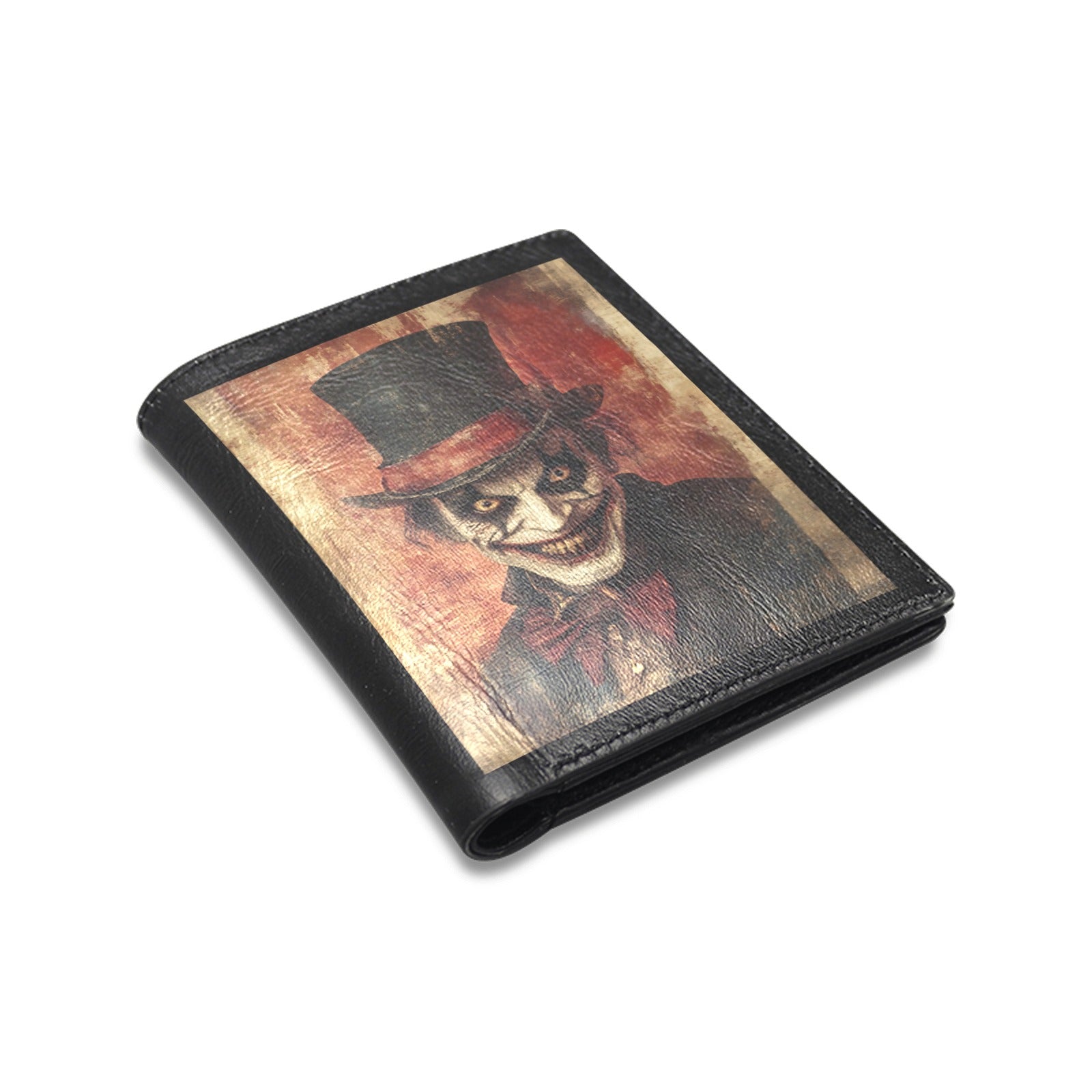 Gothic Dark Carnival (189) Men's Leather Wallet (Model 1612)