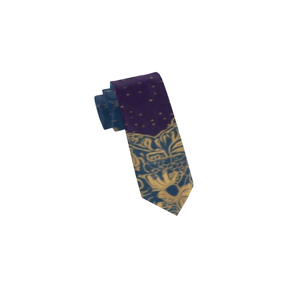 winter.moon_thin_lined_textile_art_--chaos_10_--sref_httpss.mj._d209e382-b120-4693-9e61-256119c67166 Classic Necktie (Two Sides)