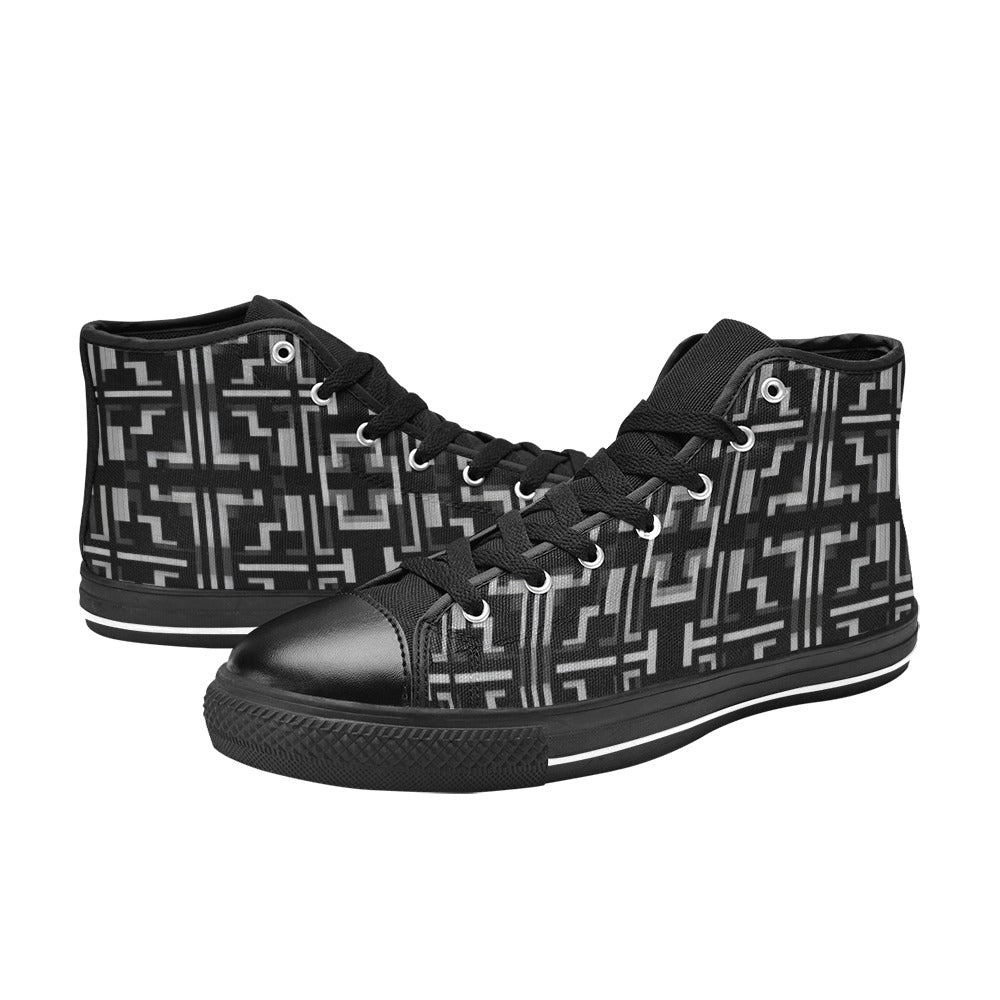 Frank Lloyd Wright Inspired Men's High Top Shoes