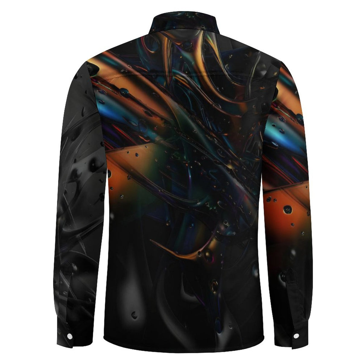135gsm Casual Long-Sleeve Shirt for Men(All-Over Printing)