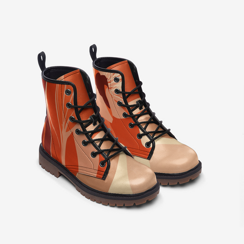 Casual Faux Leather Lightweight Wide Fit Boots