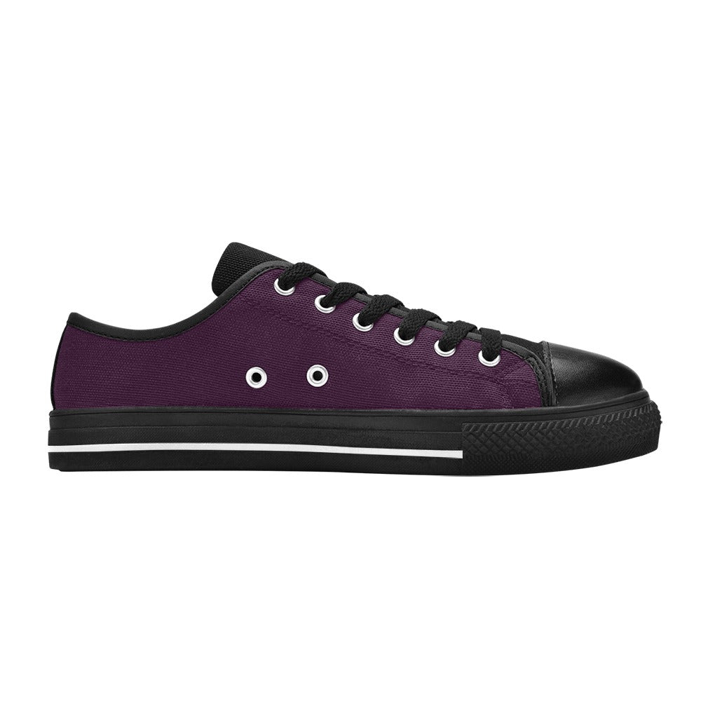 grape Men's Classic Canvas Shoes (Model 018)