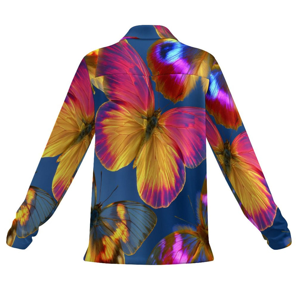Spectrum Butterfly- Womans V-Neck-  Sunscreen Shirt