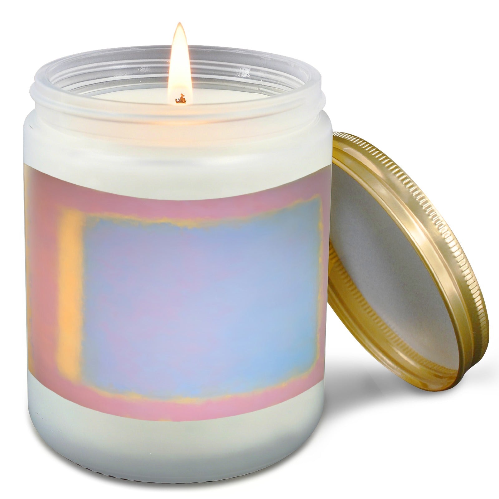 winter.moon_mark_rothko_painting_bright_pastel_tones_--ar_34_--_cbf4e4bd-bed7-4666-87a3-a3be88f6eaeb Frosted Glass Candle Cup - Large Size
