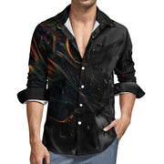 135gsm Casual Long-Sleeve Shirt for Men(All-Over Printing)