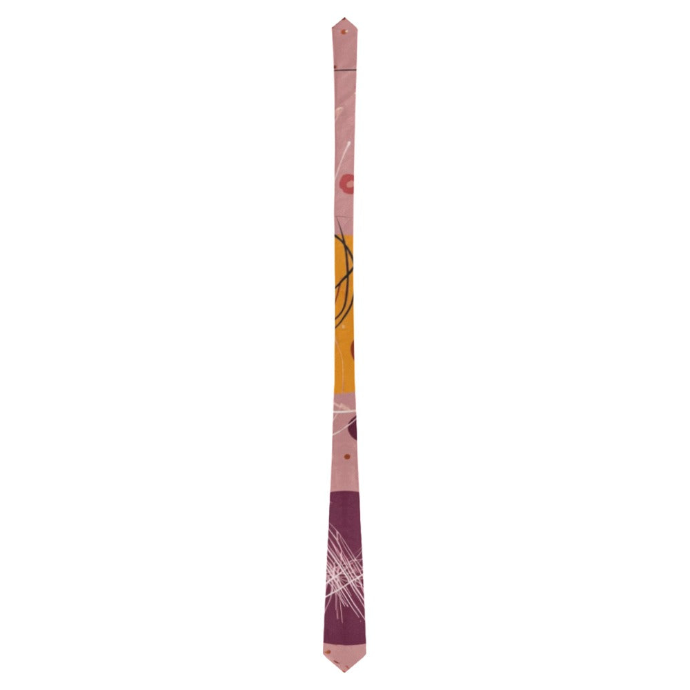 winter.moon_1950s_atomic_retro_art_pattern_textile_--chaos_10_-_639575ad-706c-466e-9cbc-3855f2fc3ba1 Classic Necktie (Two Sides)