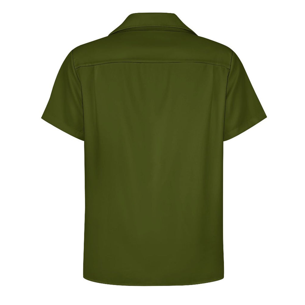 DTG 110gsm Cotton Cuban Collar Shirt For Men(All-Over Printing)