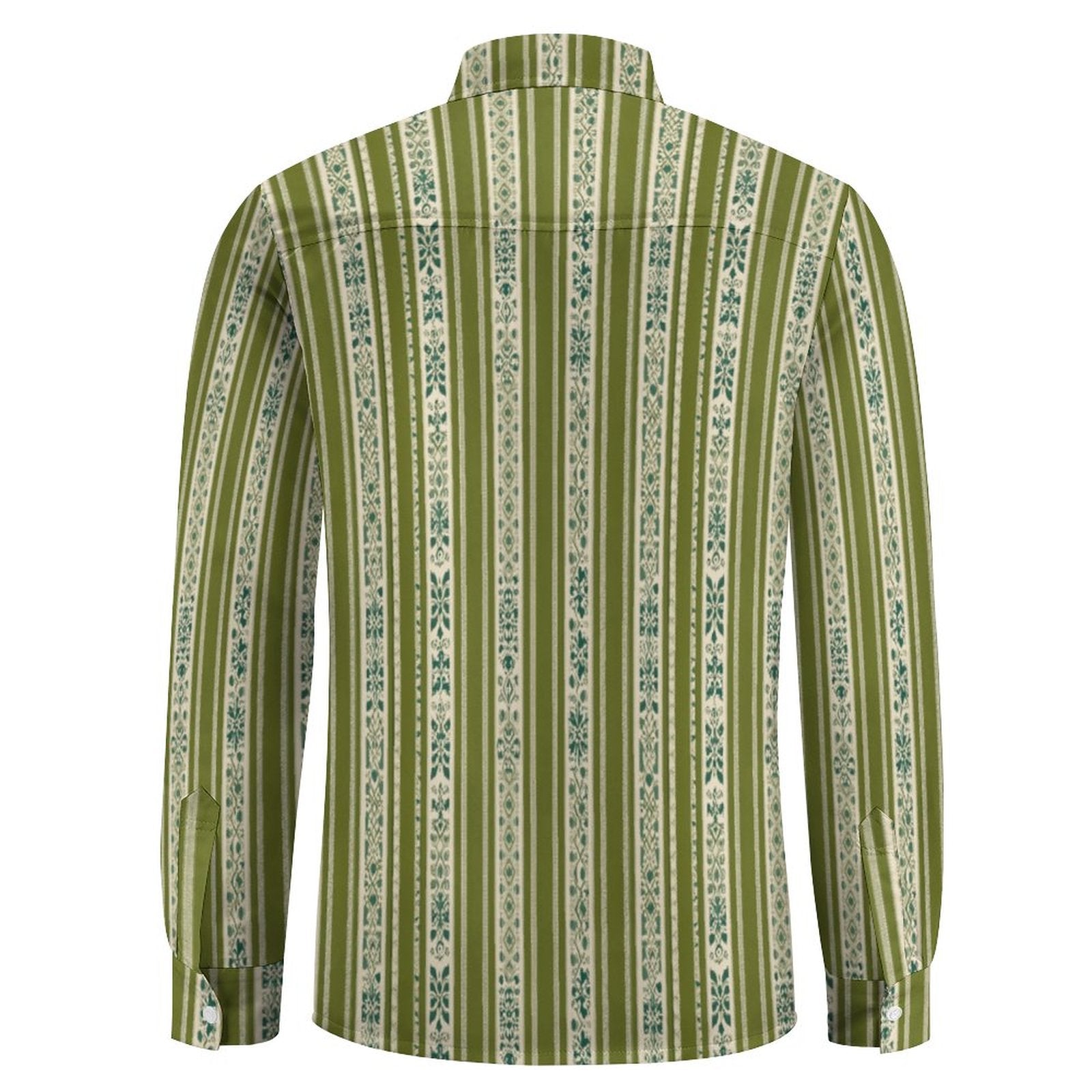 Men's Long Sleeve Shirt with Pocket(All-Over Printing)