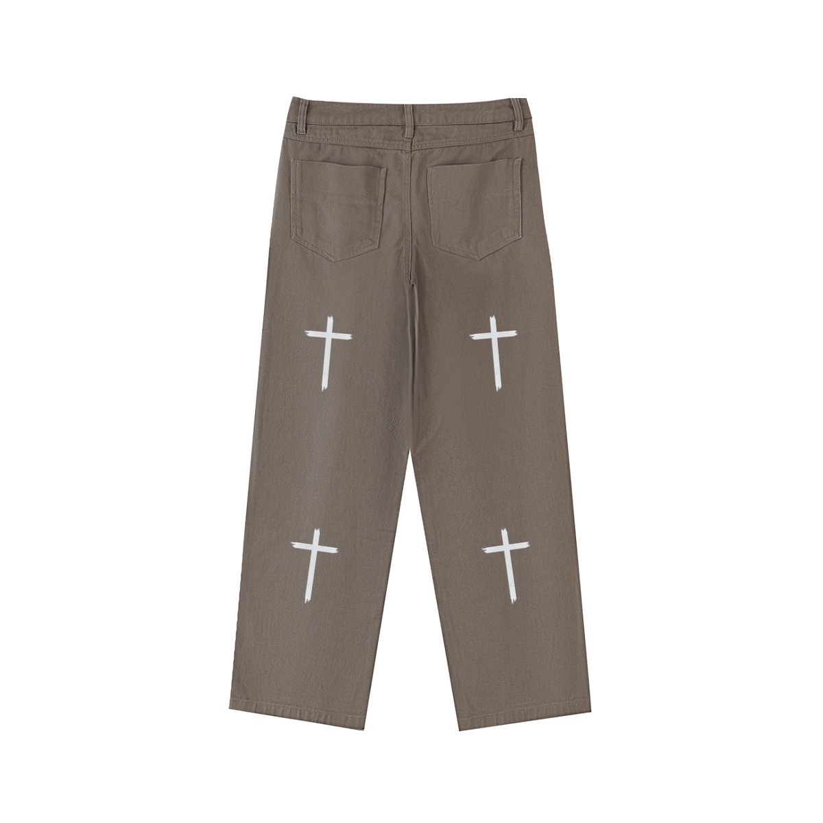 Heavyweight Cotton Straight-Leg Pants