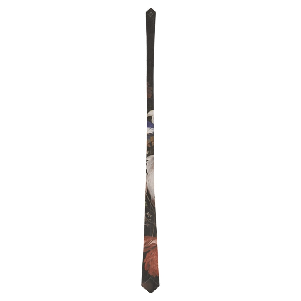 A Garland of Flowers by Abraham Mignon-2 Classic Necktie (Two Sides)