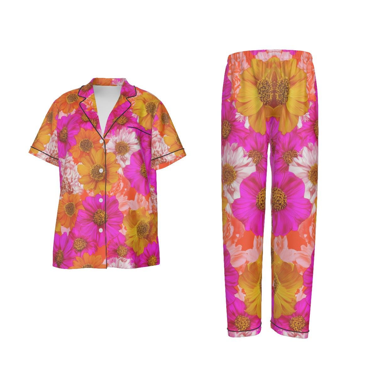 All-over print Women'S Trousers Pajamas Set