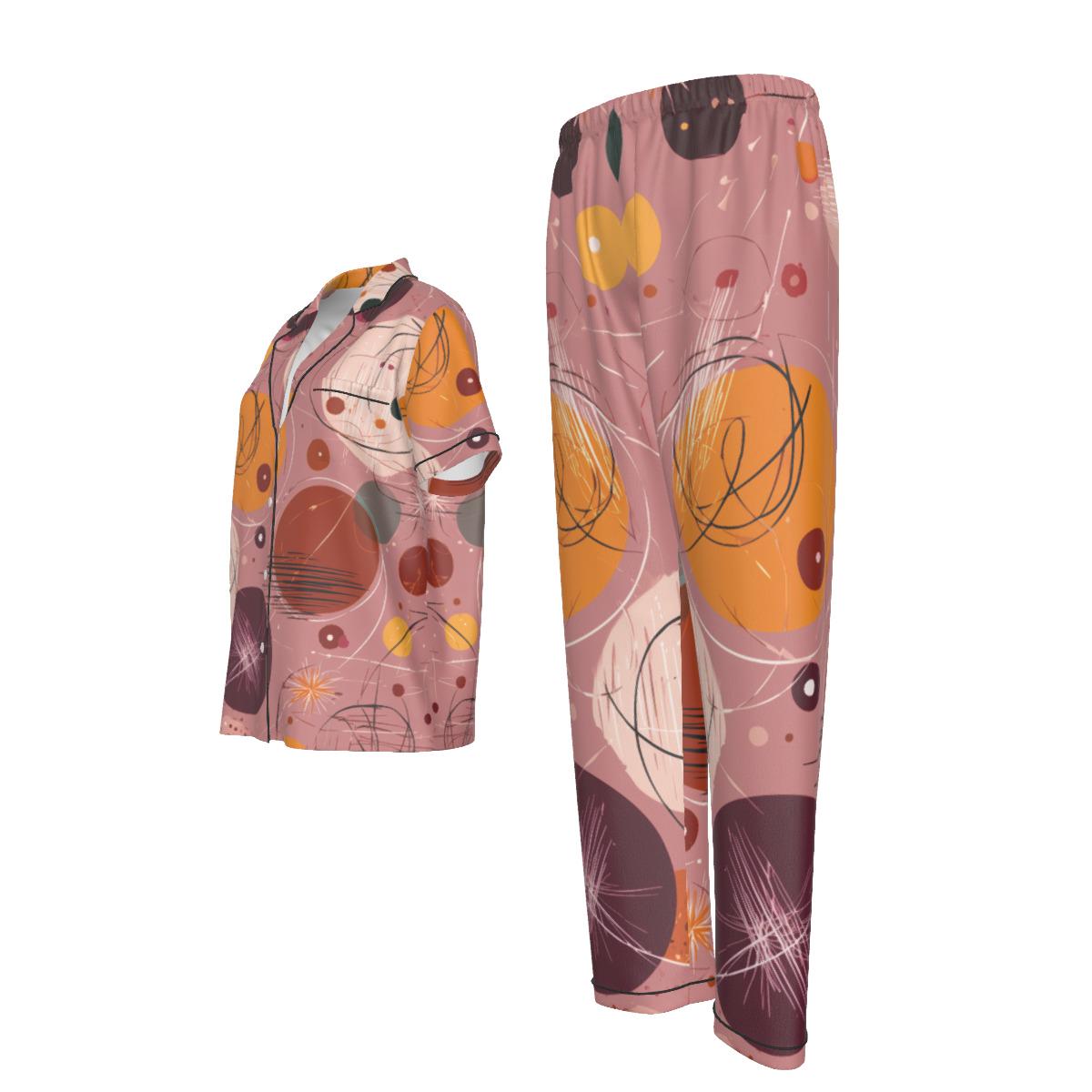 All-over print Women'S Trousers Pajamas Set