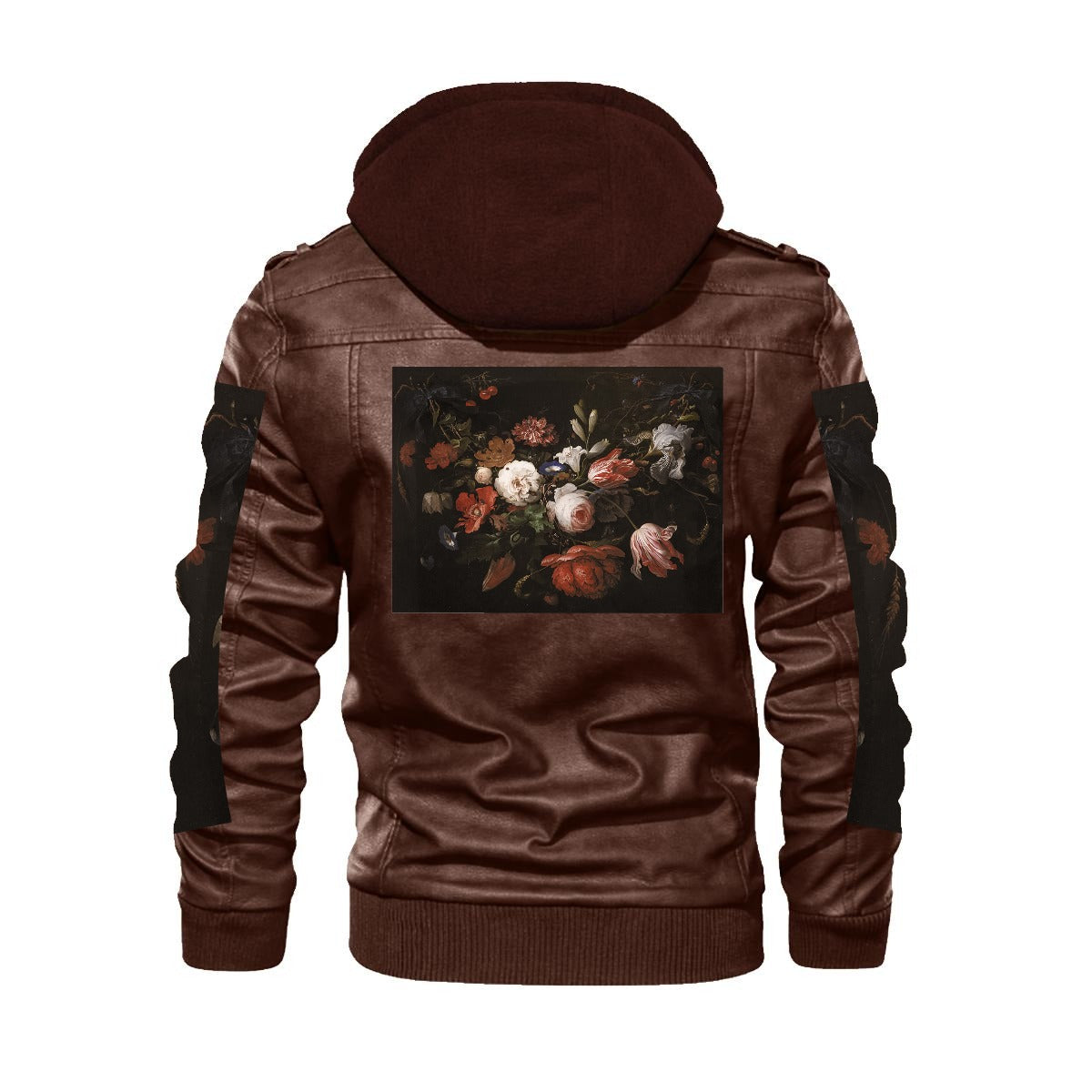 Men's Zip Leather Jacket |DTF